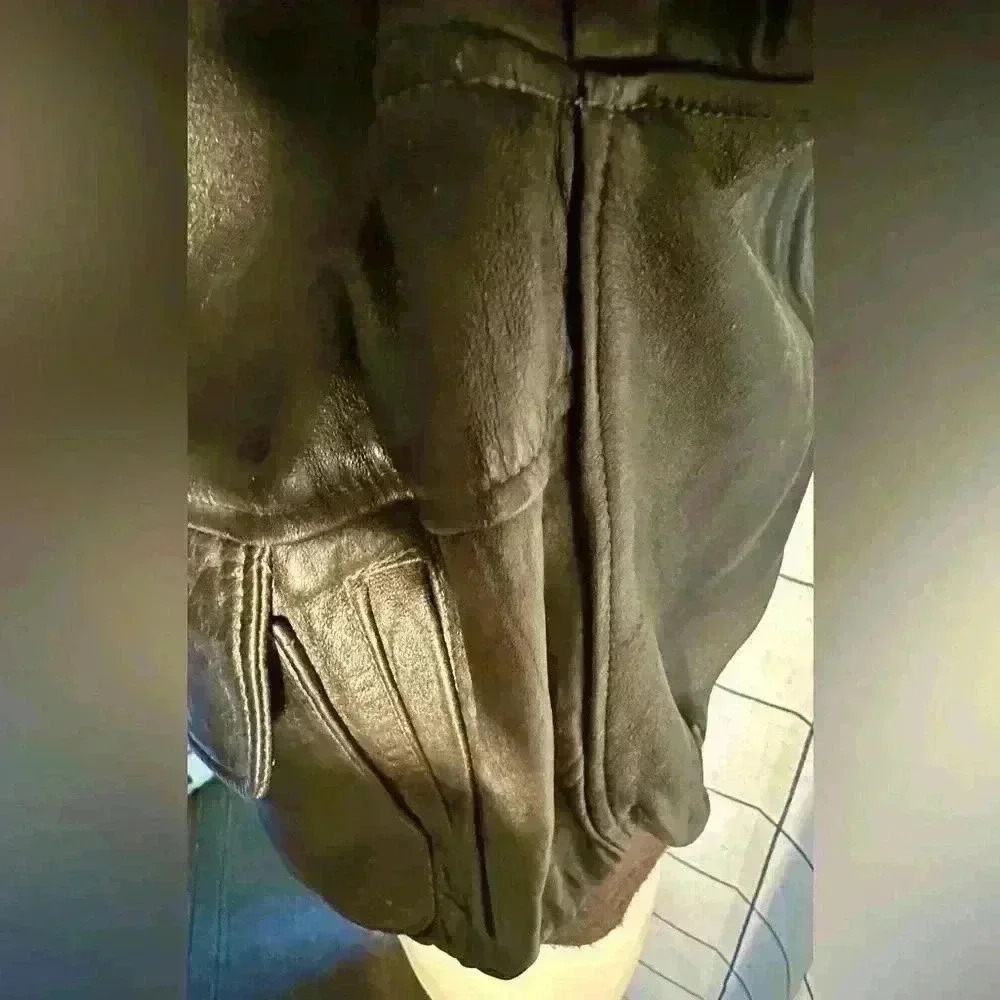 Vintage Winston Leather Bomber Jacket - Picture 14 of 16